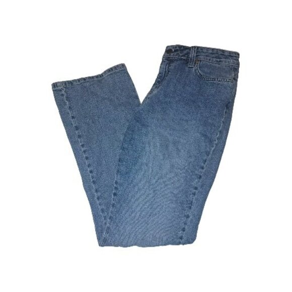 St. John's Bay Women's Size 12 Petite Blue Jeans 32x27 Stretch Boot - Picture 1 of 5